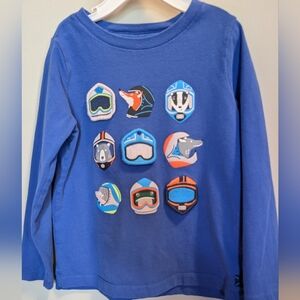 Joules Chomp long sleeve animal tee shirt